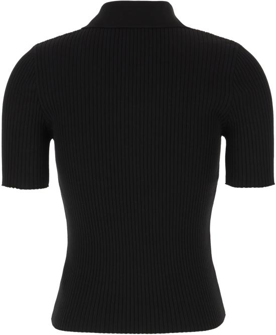 24FW 쿠레쥬 폴로 티셔츠 VESMPO029FI00019999 BLACK - COURREGES