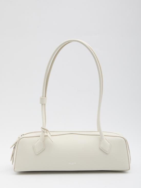 26SS 알라이아 르 테켈 미디움 레더 숄더백 AA1S06033CA212 WHITE