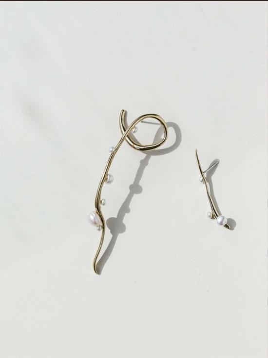  패리스 이어링 파리스 에스더 귀걸이 브론즈/펄 - FARIS