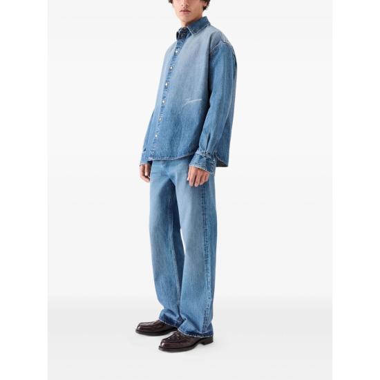 26SS 자크뮈스 데님 셔츠 SHM00545 AD00017 33C BLUE - JACQUEMUS