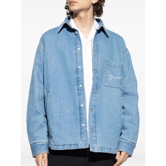 25FW 자크뮈스 데님 자켓 OUM00115 AD00017 33C BLUE - JACQUEMUS
