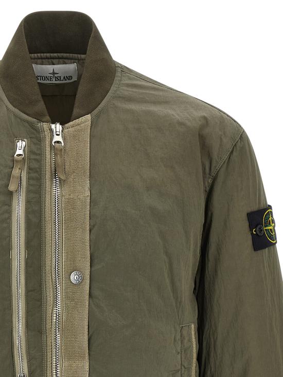 25FW 스톤 아일랜드 봄버 자켓 K2S154100038S0019V0054 Green - STONE ISLAND