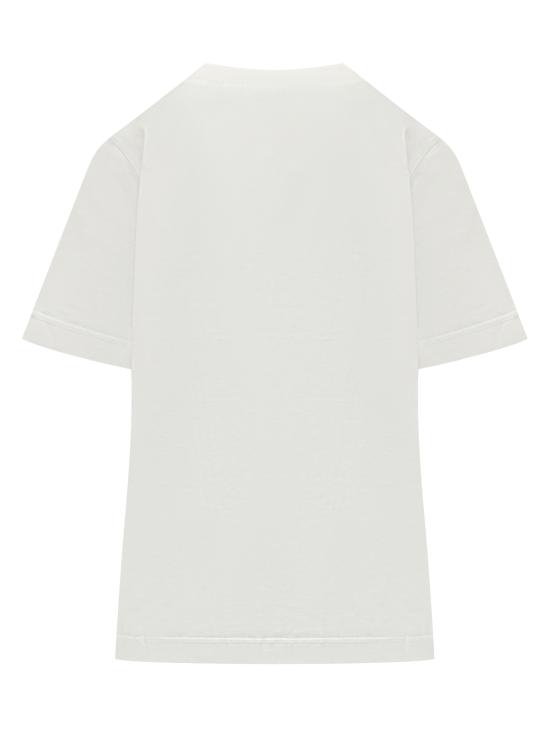 26SS 버버리 체크 라벨 티셔츠 8104886 B7078 CHALK - BURBERRY