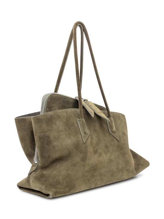 26SS 디 아티코 라 파세지아타 미디엄 탑 핸들 백 250WAH00054LBT007AA 853 KHAKI - THE ATTICO