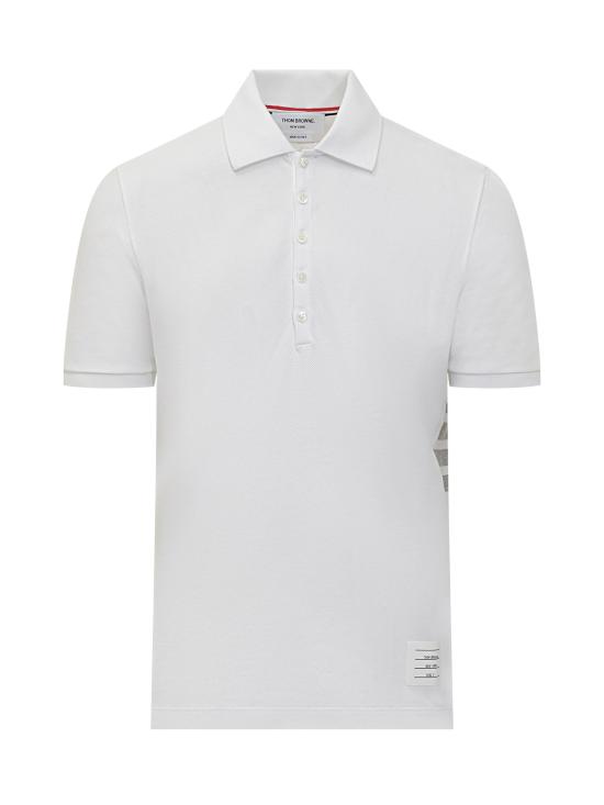 26SS 톰브라운 클래식 피케 4바 숏슬리브 폴로 티셔츠 MJP110P00050 100 WHITE