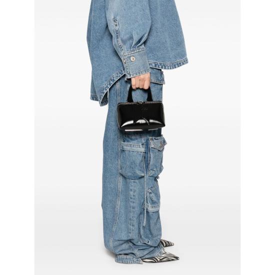 26SS 디 아티코 토트백 247WAH00002LBT110AA 100 BLACK - THE ATTICO