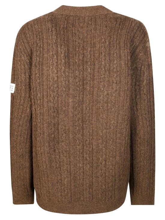 25FW MM6 메종마르지엘라 가디건 S62HP0039 M13195 143 MARRONE - MM6 MAISON MARGIELA