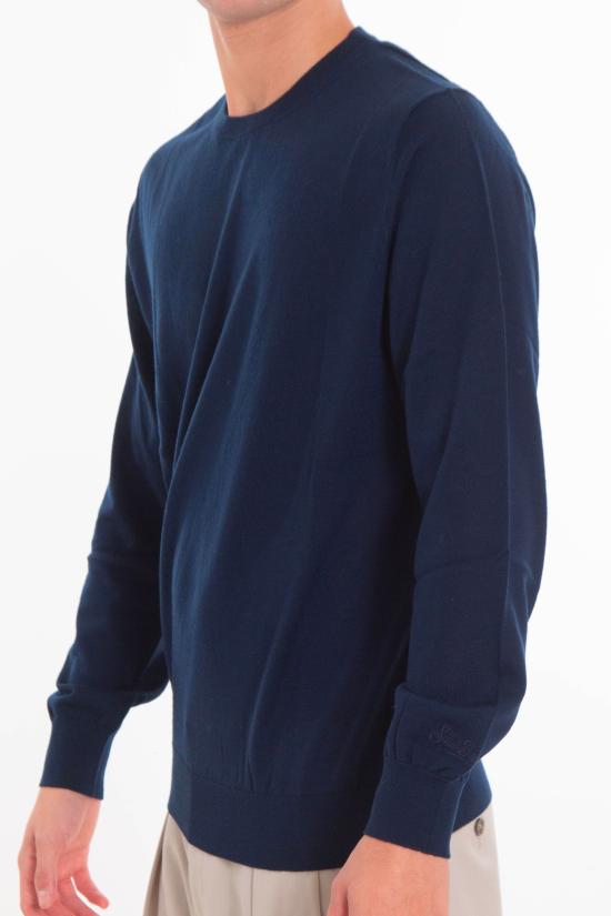 25FW 세인트바쓰 스웨터 REGE013 TEX0001 62 Blue - MC2 SAINT BARTH