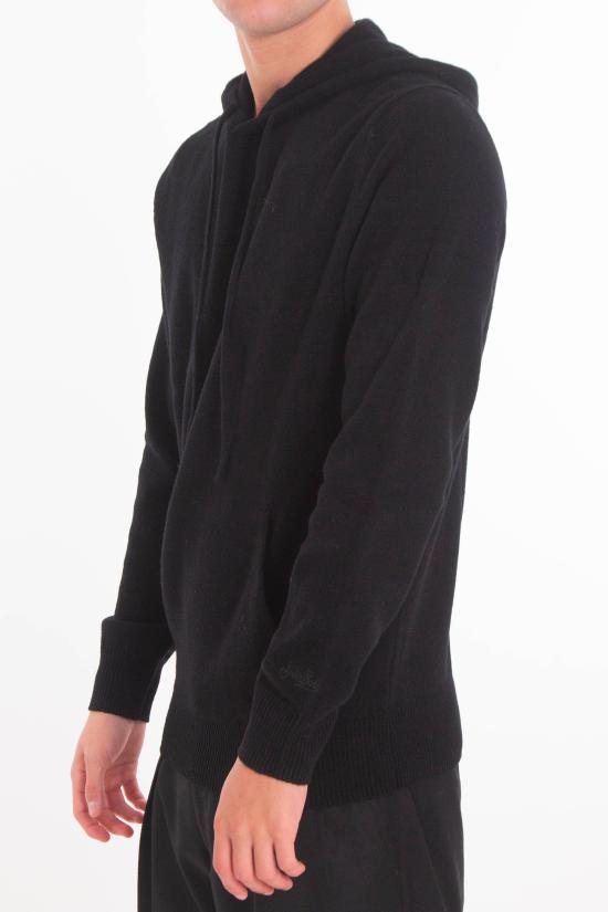 25FW 세인트바쓰 후드 티셔츠 MAH0002 00037I 00 Black - MC2 SAINT BARTH