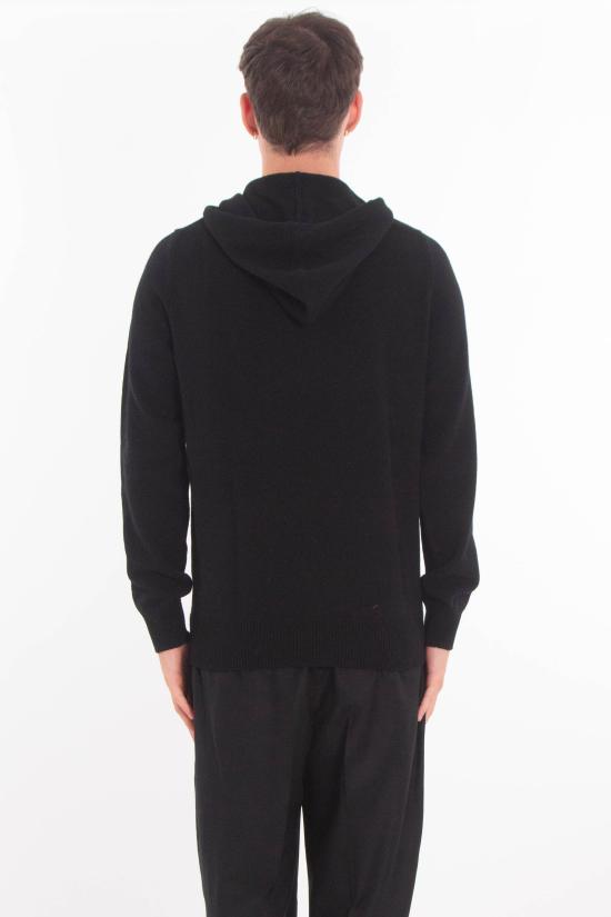 25FW 세인트바쓰 후드 티셔츠 MAH0002 00037I 00 Black - MC2 SAINT BARTH