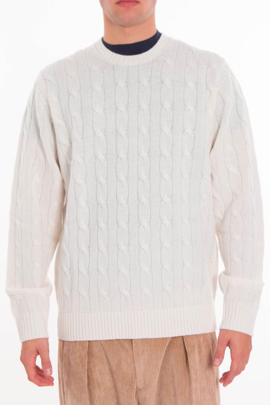 25FW 세인트바쓰 스웨터 REGE007 TEX0001 10 White - MC2 SAINT BARTH