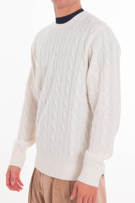 25FW 세인트바쓰 스웨터 REGE007 TEX0001 10 White - MC2 SAINT BARTH