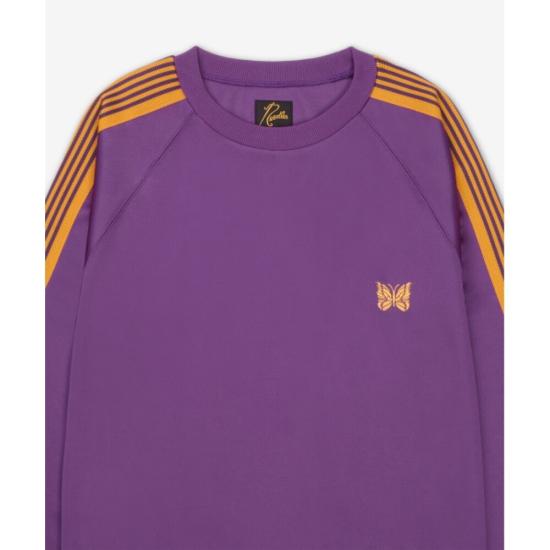  니들스 긴팔 티셔츠 QV306 PURPLE DOM - NEEDLES