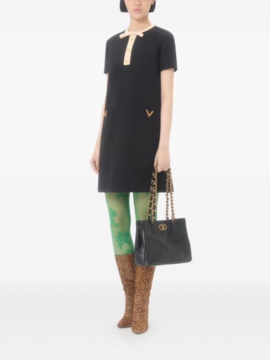 26SS 발렌티노 가라바니 숏 원피스 BVAJD0 1CFTB1 Black - VALENTINO GARAVANI