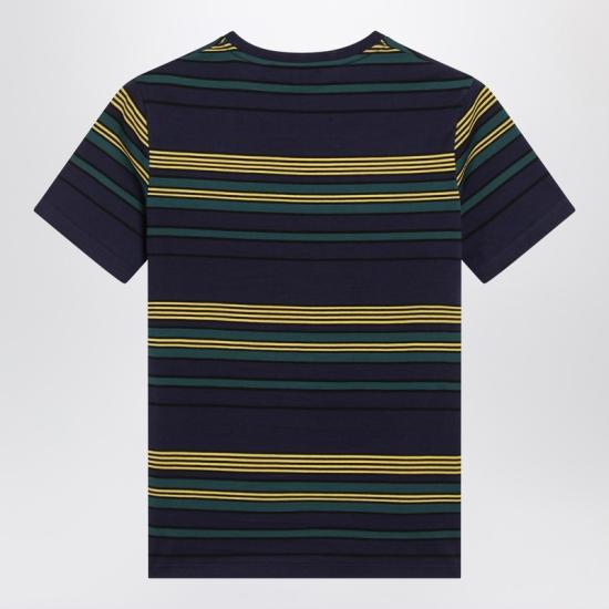 26SS 미우미우 반팔 티셔츠 MJNA09OOO18ZV Blue - MIU MIU