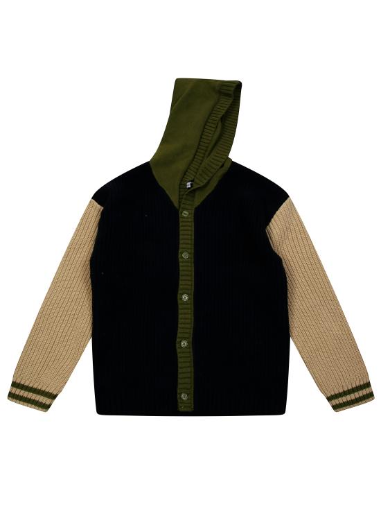 25FW [키즈] 겐조 가디건 K61417 V82 MARINE BEIGE BLU