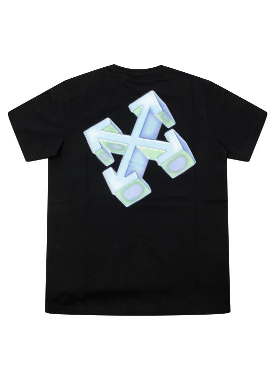 25FW [키즈] 오프화이트 티셔츠 OBAA002F25JER00G1069 NERO - OFF WHITE