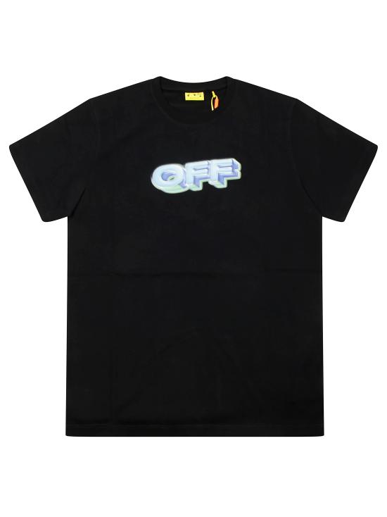 25FW [키즈] 오프화이트 티셔츠 OBAA002F25JER00G1069 NERO