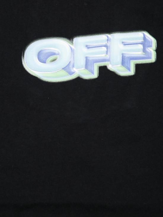 25FW [키즈] 오프화이트 티셔츠 OBAA002F25JER00G1069 NERO - OFF WHITE