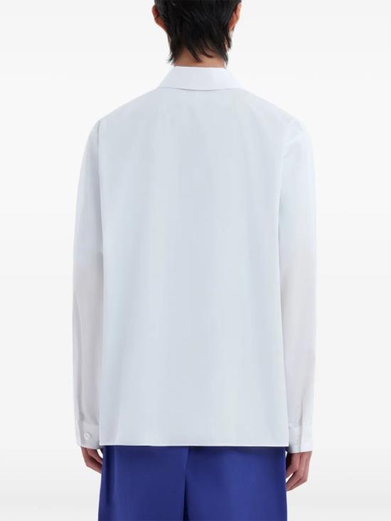 25FW 마르니 긴팔 셔츠 CUMU0297P0 USCT88 LOW1 White - MARNI