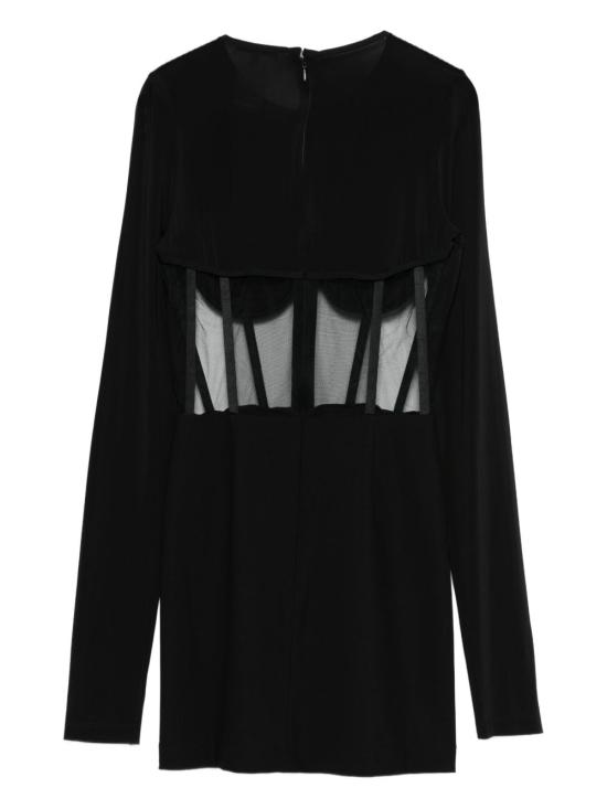 25FW 넨시 도자카 미디 원피스 NDDR2771000100 BLACK Black - NENSI DOJAKA