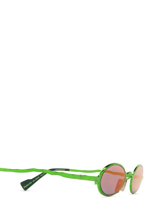 26FW 쿠보라움 선글라스 Z24 SUN HB METALLIC ACID GREEN - KUBORAUM