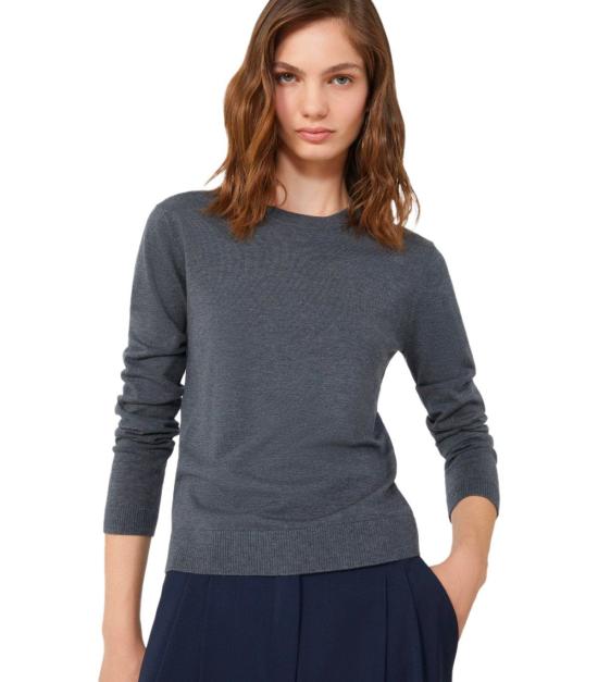 25FW 위켄드막스마라 스웨터 2525366082600 005 S Grey - WEEKEND MAX MARA