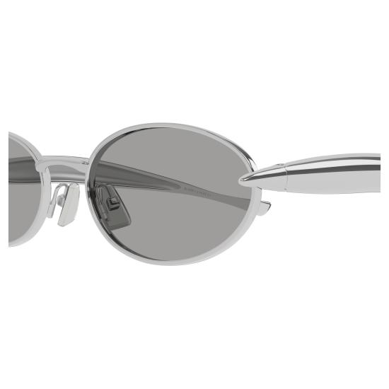 25FW 보테가베네타 선글라스 BV1386S 007 SILVER SILVER GREY - BOTTEGA VENETA