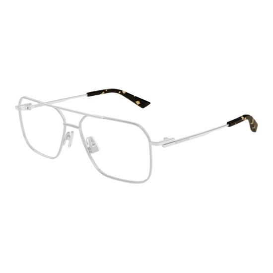 25FW 보테가베네타 선글라스 BV1384O 002 SILVER SILVER TRANSPARENT - BOTTEGA VENETA