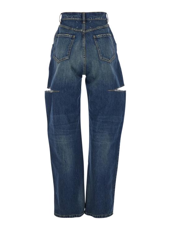 26SS 마르지엘라 컷아웃 진 S51LA0051M30016963 Blu - MAISON MARGIELA