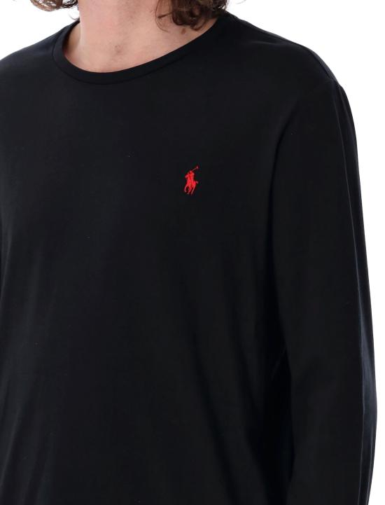 26FW 폴로 랄프로렌 긴팔 티셔츠 710671468 001 Nero - POLO RALPH LAUREN