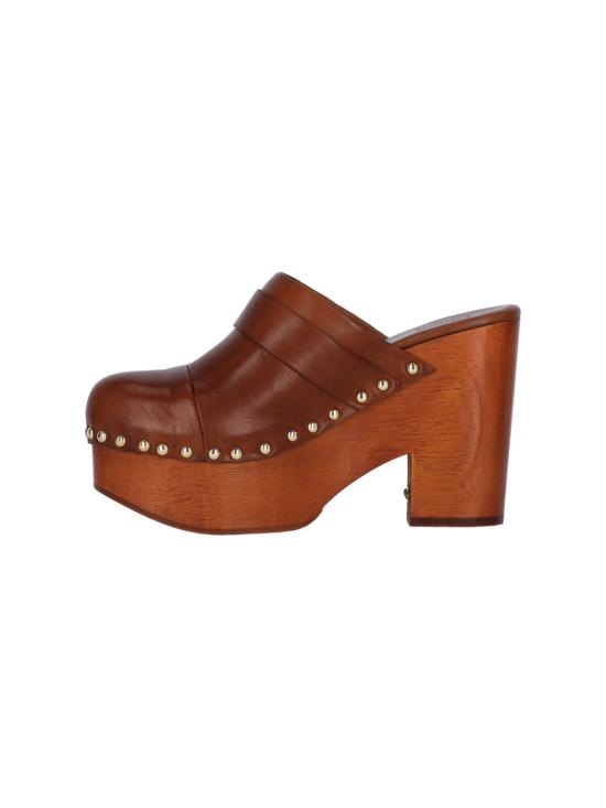 26SS 끌로에 뮬/슬리퍼 C24A02TLT 27T Brown - CHLOE