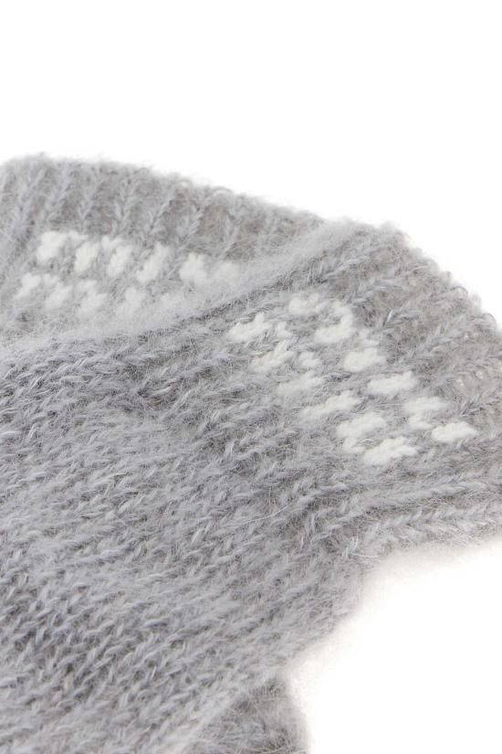 25FW 미우미우 장갑 5GG1962CQDF0031 GREY DOM - MIU MIU