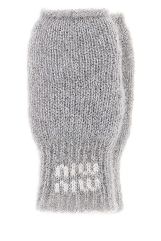 25FW 미우미우 장갑 5GG1962CQDF0031 GREY DOM