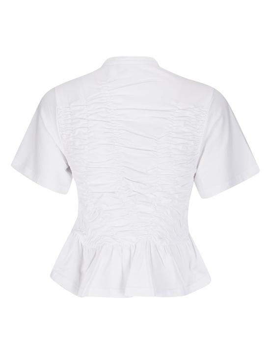 25FW 세실리아 반센 반팔 티셔츠 325RTW19002 WHITE DOM - CECILIE BAHNSEN