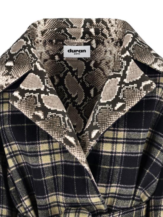 25FW DURAN LANTIK 코트 DRFW25OW01021 1331 MultiColour - DURAN LANTINK