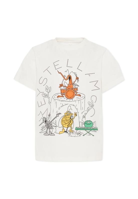 26SS [키즈] 스텔라 맥카트니 티셔츠 TY8P61 Z0434 101 IVORY