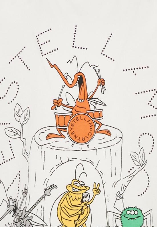 26SS [키즈] 스텔라 맥카트니 티셔츠 TY8P61 Z0434 101 IVORY - STELLA MCCARTNEY