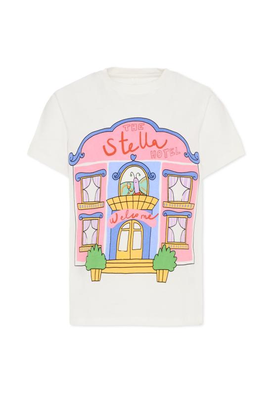 26SS [키즈] 스텔라 맥카트니 티셔츠 TY8A11 Z0434 101 IVORY