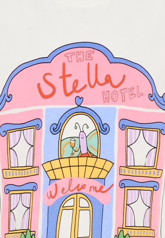 26SS [키즈] 스텔라 맥카트니 티셔츠 TY8A11 Z0434 101 IVORY - STELLA MCCARTNEY