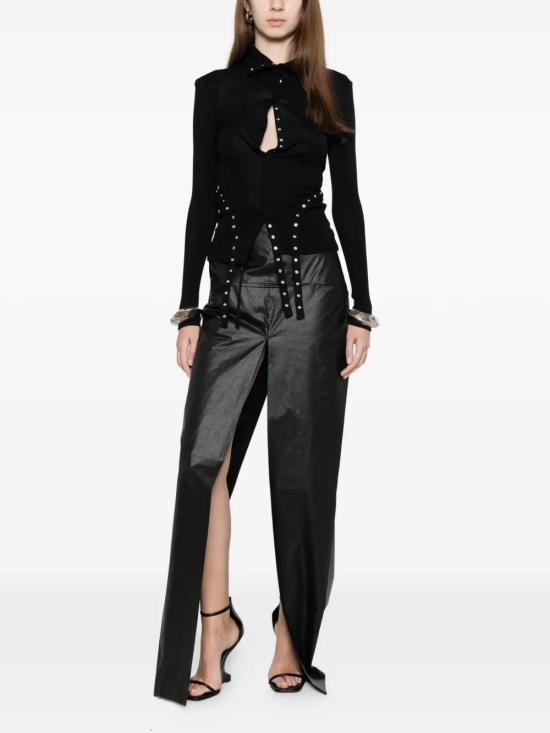 25FW 릭 오웬스 롱 스커트 RO02E4387PCT BLACK - RICK OWENS