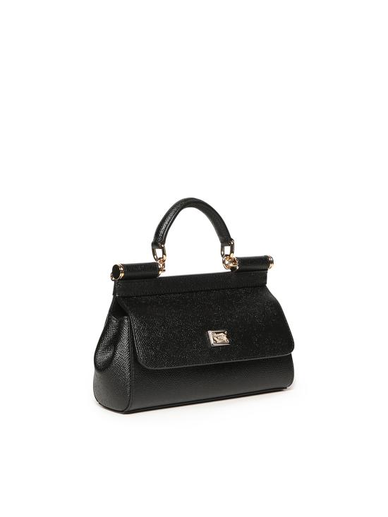 25FW 돌체앤가바나 SICILY 시실리 스몰 핸드백 BB7116 B100180999 Black - DOLCE & GABBANA