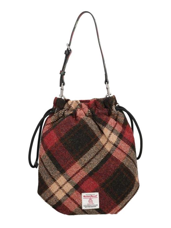  비비안웨스트우드 드로스트링 파우치 셋트 백 57010006U W018D H201 LIGHT CHECK DOM - VIVIENNE WESTWOOD