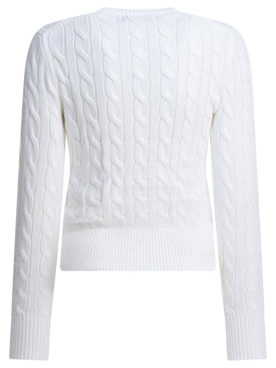 26SS 폴로 랄프로렌 폴로 자수 케이블 니트 가디건 211971868007WHITE White - POLO RALPH LAUREN