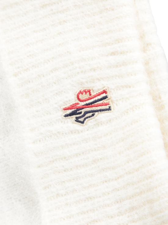 26FW 몽클레어 그래노블 로고 알파카 울 비니  3B00014 M1126 034 White - MONCLER