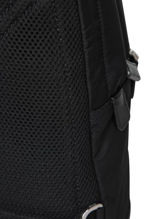 26FW 프라다 삼각로고 리나일론 앤 사피아노 레더 백팩 2VZ116 2DMG F0002 Black - PRADA