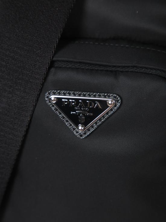 26FW 프라다 삼각로고 리나일론 앤 사피아노 레더 백팩 2VZ116 2DMG F0002 Black - PRADA