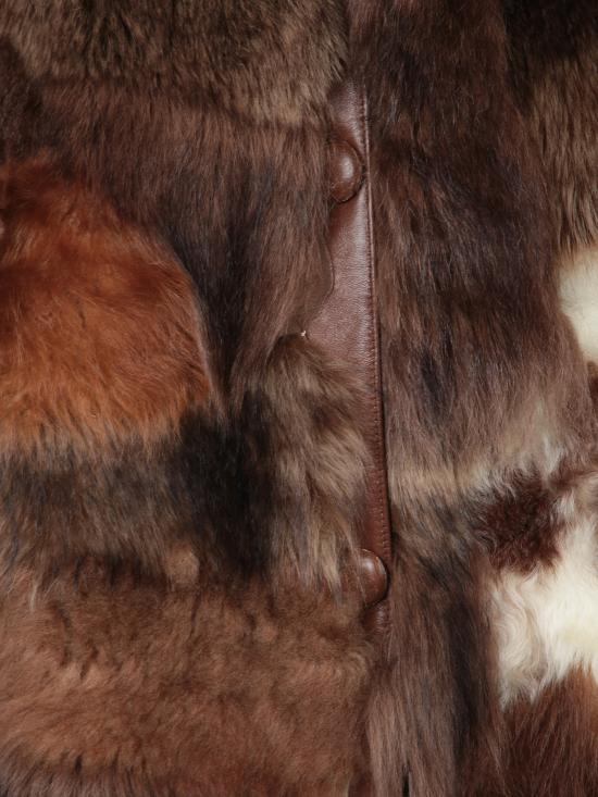 26FW 프라다 패치워크 시어링 코트 56A194 170T F0IDS Multi - PRADA