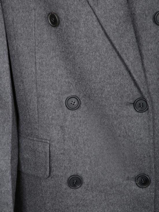 26FW 프라다 롱 울 혼합 코트 P617S 179B F0480 Grey - PRADA