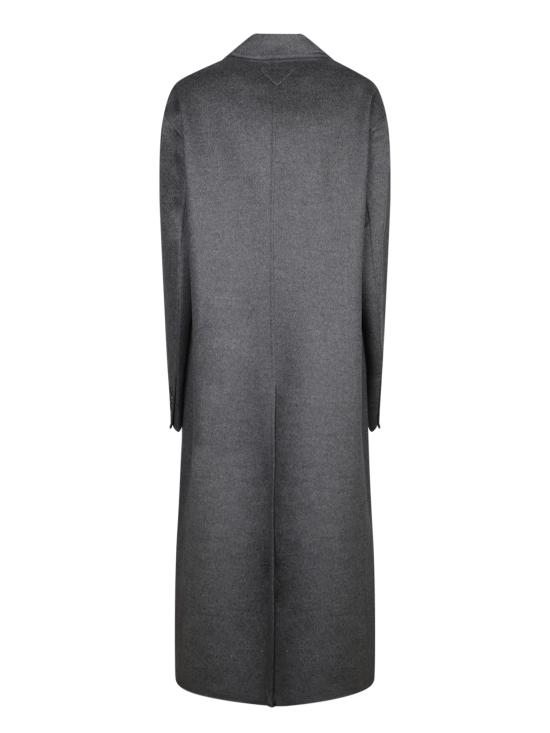 26FW 프라다 롱 울 혼합 코트 P617S 179B F0480 Grey - PRADA